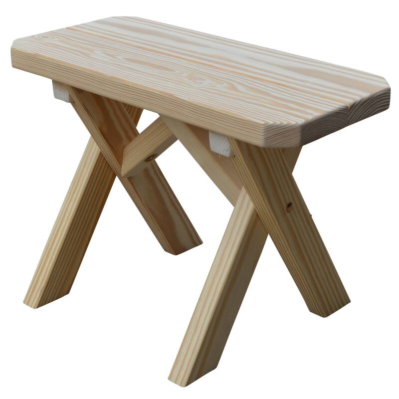 Pressure Treated Pine 2' Crossleg Bench