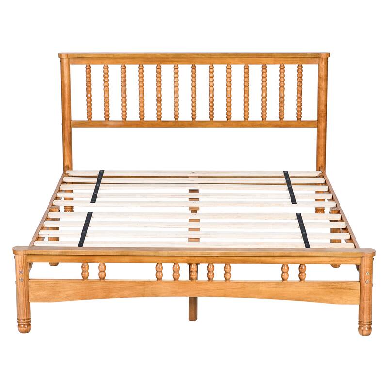 Queen Wooden Platform Bed Frame
