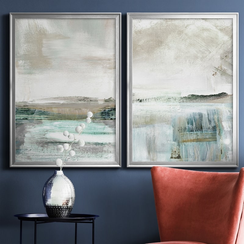 Summer Teal I Premium Framed Print - Ready to Hang - Multi-Color
