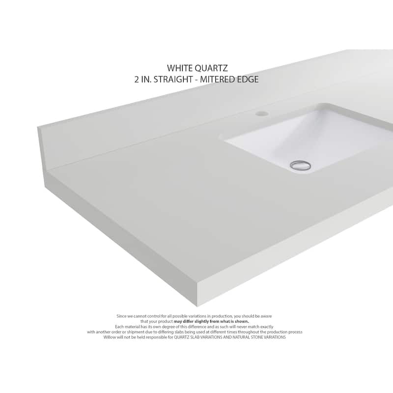 Willow Collections 60 in. W x 22 in. D Charlotte Teak Double Sink Bathroom Solid Teak Vanity with Countertop