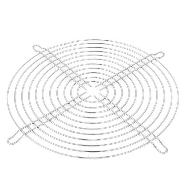 Metal Cooling Fans Parts Grill Finger Guard for 207x207mm Case Fan Silver Tone 207mmX207mm