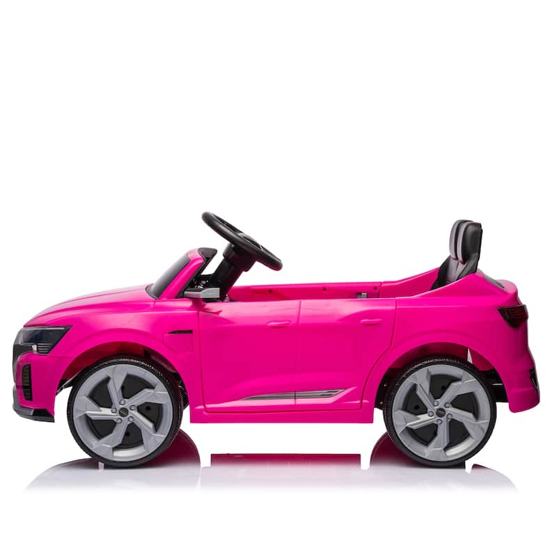 12V Kids Ride On Electric Car W/Parents Remote Control,Licensed Audi Sq8 For Kids,Volume Control,For Kids Aged 3-6.