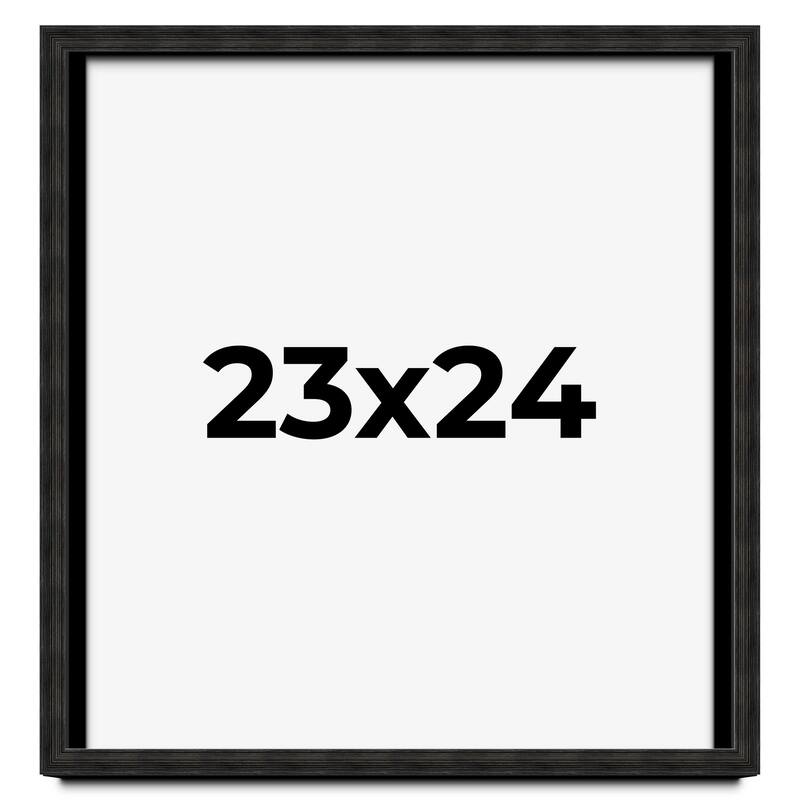 23x24 Shadow Box Black Rustic Barnwood Display Frame | 1.125 Inch