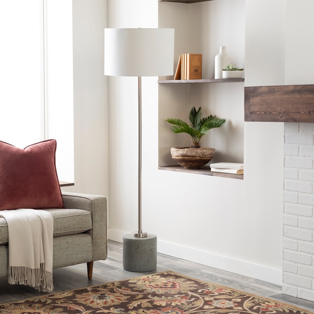 Concrete floor shop lamp
