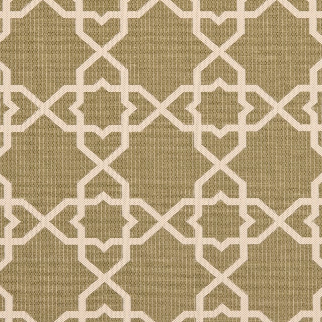 SAFAVIEH Courtyard Lawanda Trellis Indoor/ Outdoor Waterproof Patio Backyard Rug
