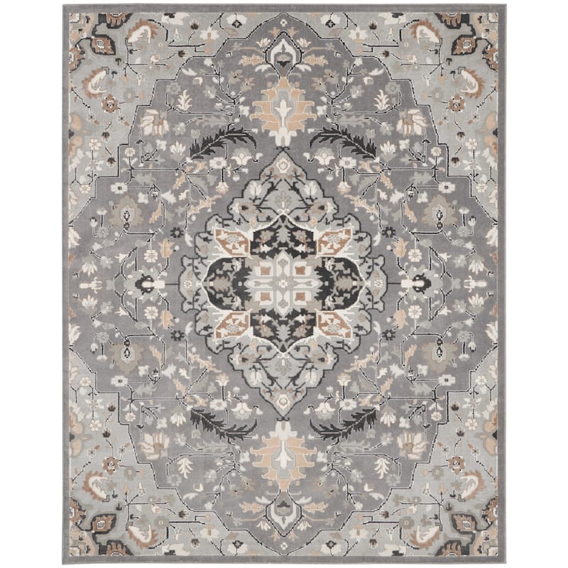 Nourison Elation Persian Floral Medallion Area Rug