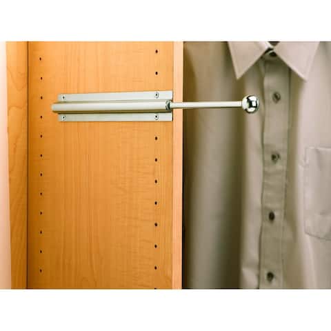 Rev-A-Shelf CVL Series 12 Inch Pull Out Closet Valet Rod