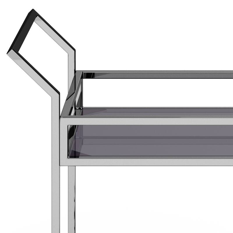 Watts - 26" Bar cart - Chrome