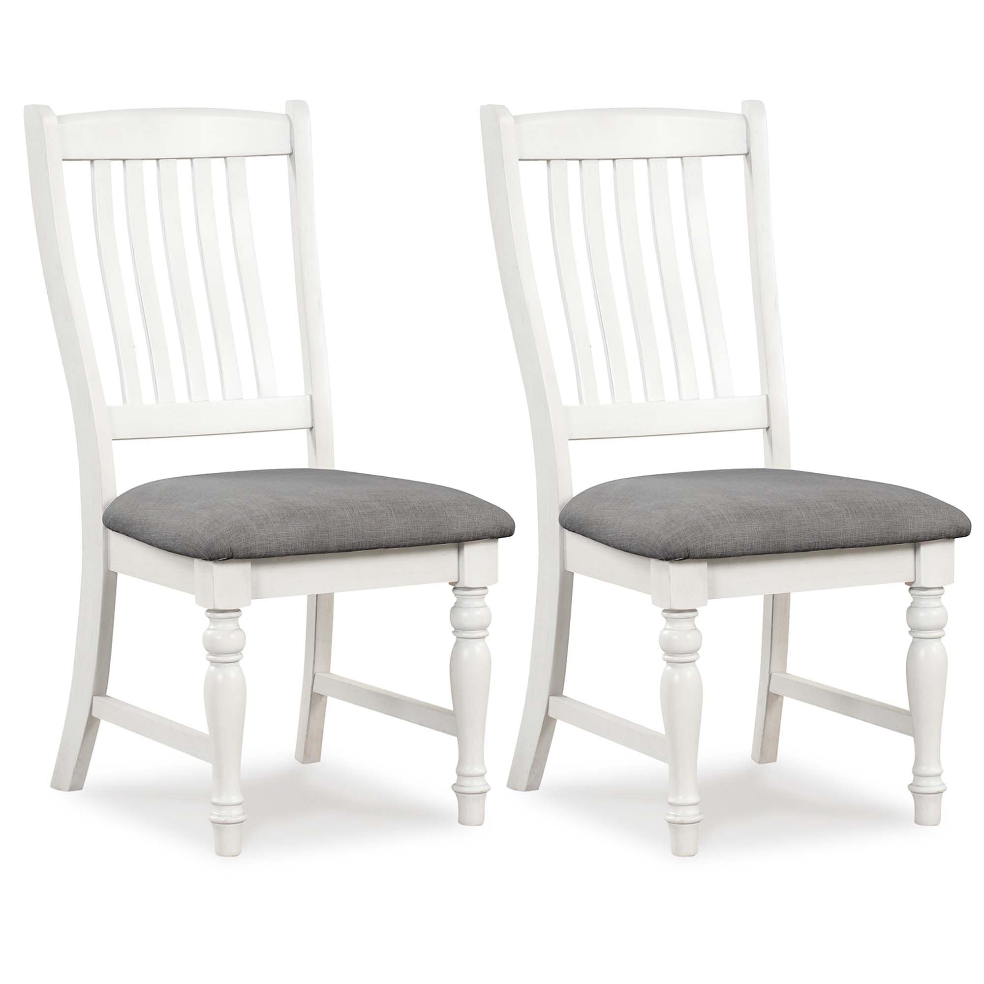 Costway Set of 2/4 Dining Chairs with Solid Wood Legs & Padded Seat - See Details