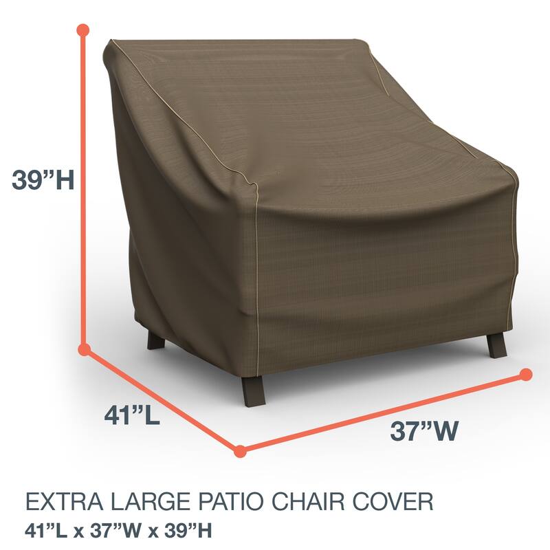Budge StormBlock™ Hillside Black and Tan Patio Chair Cover