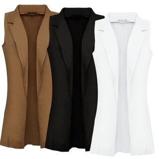 Long summer sleeveless vests for women pictures free