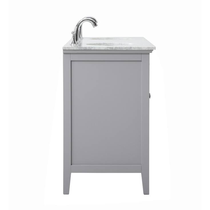 Modern 60" Double Bathroom Vanity Set