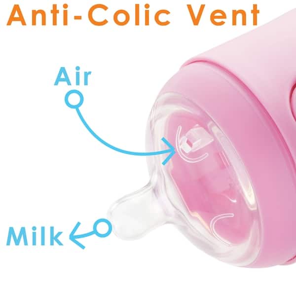 PopYum 5 oz Anti-Colic Formula Making Baby Bottle