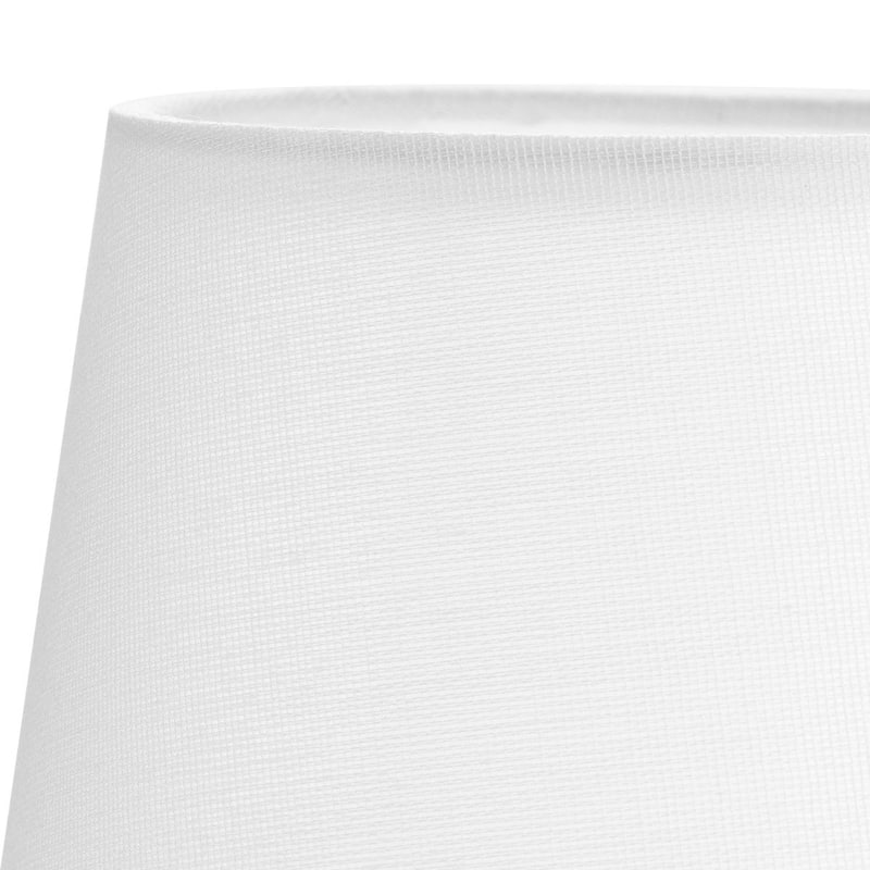 Elara Collection White Linen Accessory Tapered Shade - 5.5 in x 5.5 in x 5.5 in