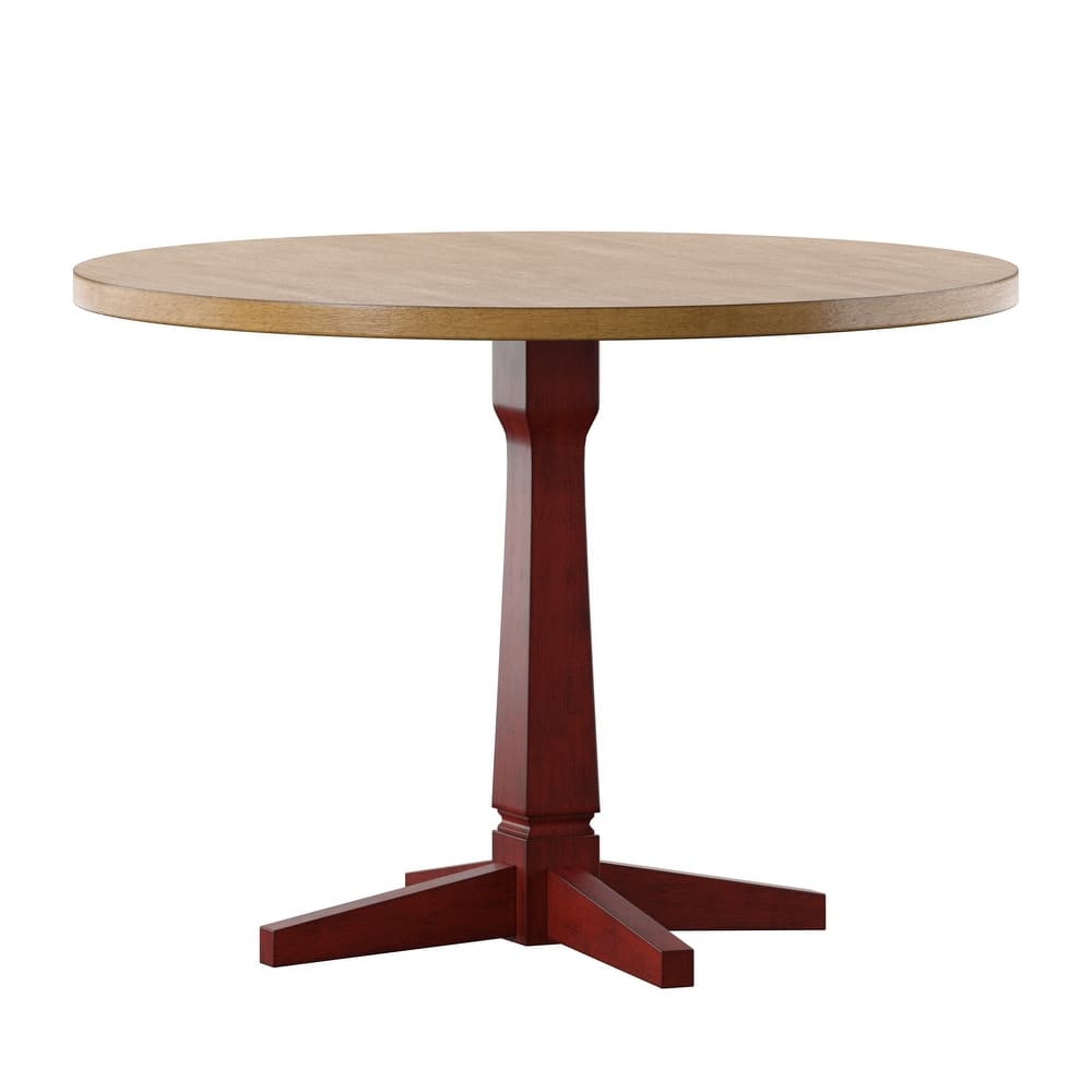 Eleanor Round Two-Tone Dining Table by iNSPIRE Q Classic