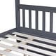 preview thumbnail 15 of 47, Rubber Wood 2 In 1 Full Over Full Bunk Bed with Twin Size Trundle,Convertible to 2 Full Size Beds