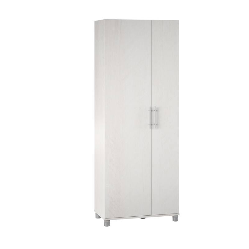 Systembuild Evolution Colwyn Tall Asymmetrical Cabinet - Ivory Oak