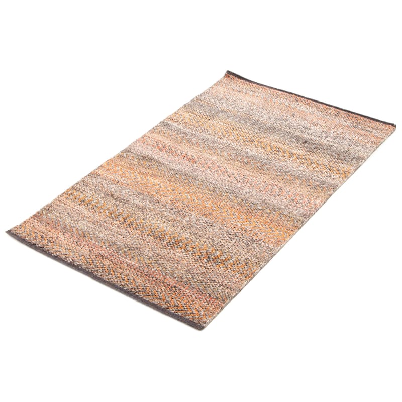 ECARPETGALLERY Hand-knotted Eternity Grey Wool Rug - 3'1 x 5'1