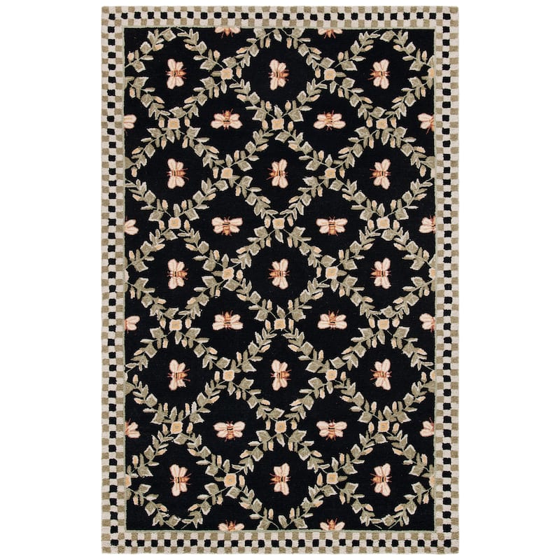 SAFAVIEH Handmade Chelsea Aubree French Country Trellis Wool Rug