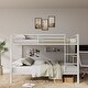 preview thumbnail 13 of 20, Heavy Duty Metal Bunk Bed, Built-In Ladder, Safety Rails, No Boxspring