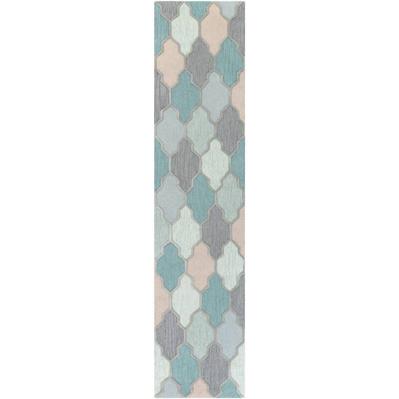 Hand-Tufted Ryde Moroccan Trellis Wool Rug