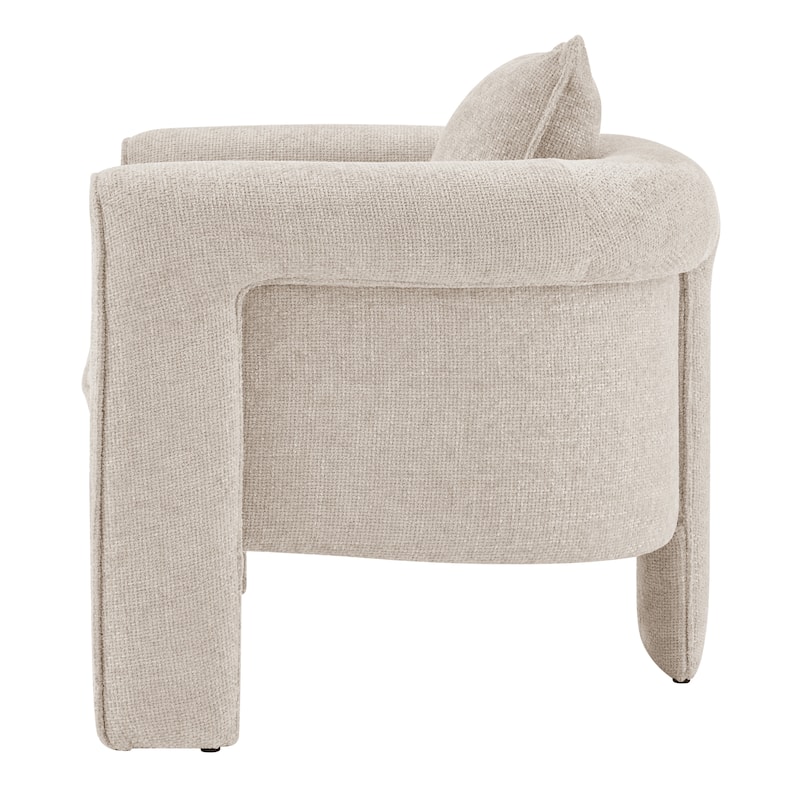 NPD Furniture Heidi Chenille Accent Arm Chair