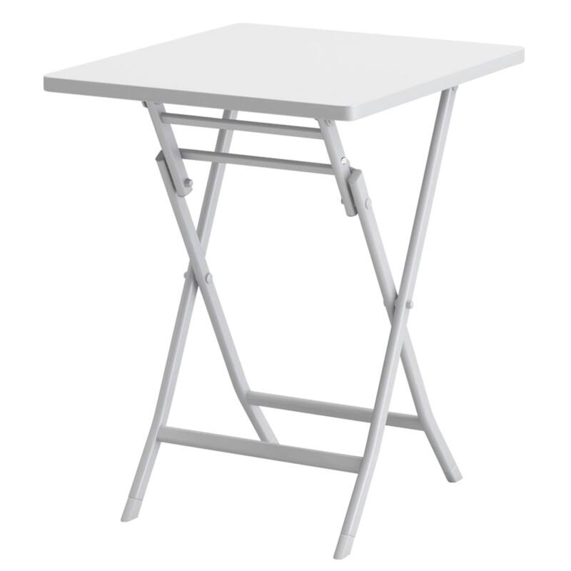 Portable Outdoor 3-Piece Folding Table and Chair Set for Balcony Patio Garden