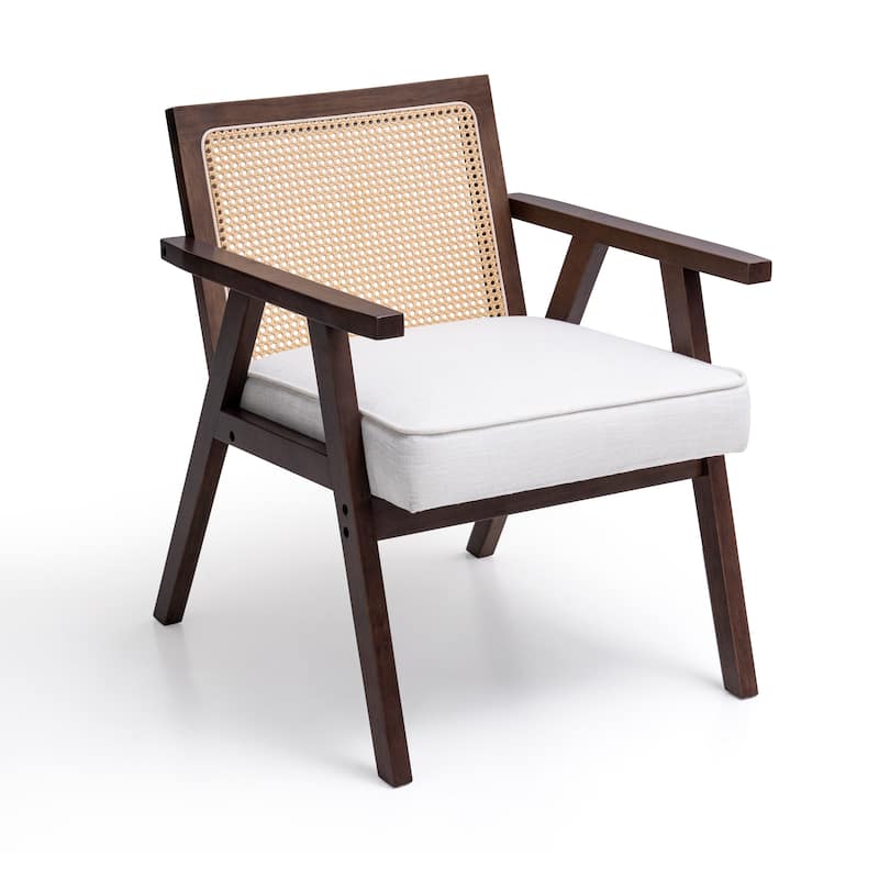 Double Papasan Chair Loveseat Oversized All-weather PE Rattan Chair with Cushion