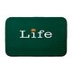 preview thumbnail 8 of 9, Life + Ball Bath Mat 17 x 24 - Green