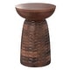 preview thumbnail 10 of 17, WYNDENHALL Willis 13" Wide Solid Wood Contemporary Accent Table & Fully Assembled - 12.6" D x 12.6" W x 17.7" H