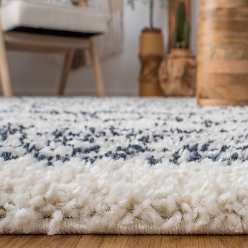 SAFAVIEH Arizona Shag Lotta Moroccan 1.2-inch Thick Rug