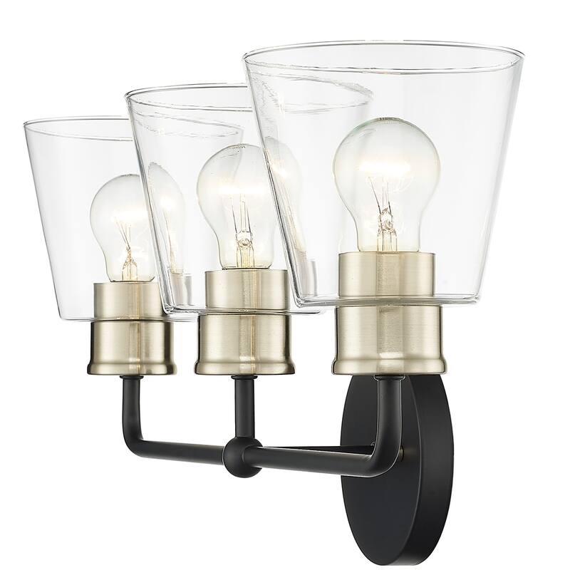 Millennium Lighting Cameron 2 Light Vanity Light with Clear Glass Shades