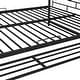 preview thumbnail 23 of 22, Full Size Metal Bunk Bed with Shelf and Guardrails