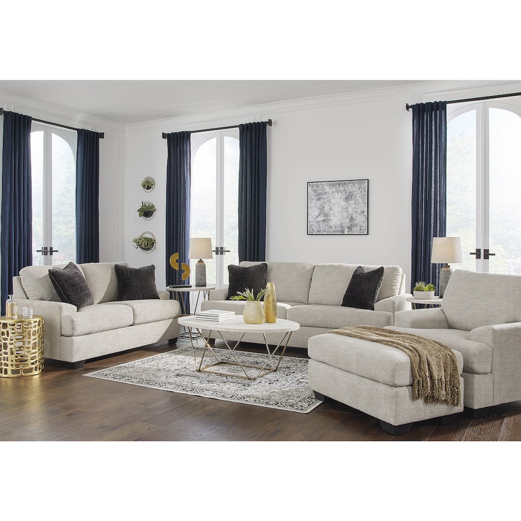 Signature Design by Ashley Vayda White 4-Piece Upholstery Package - 87" W x 38" D x 37" H