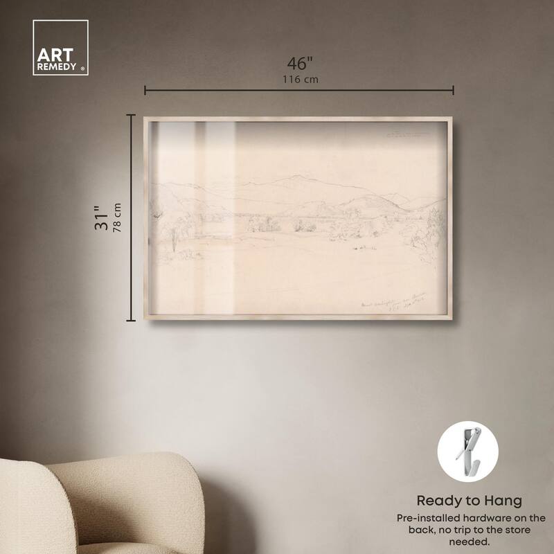 Study for View Mt. Washington Shadowbox by Art Remedy