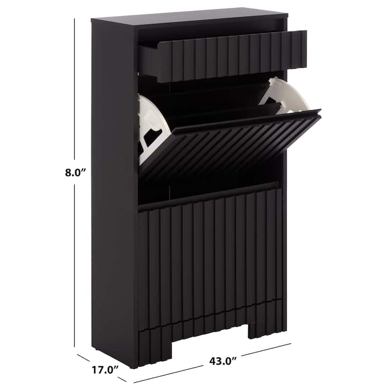 SAFAVIEH Home Sohan Shoe Rack - 9"W x 24"D x 41"H