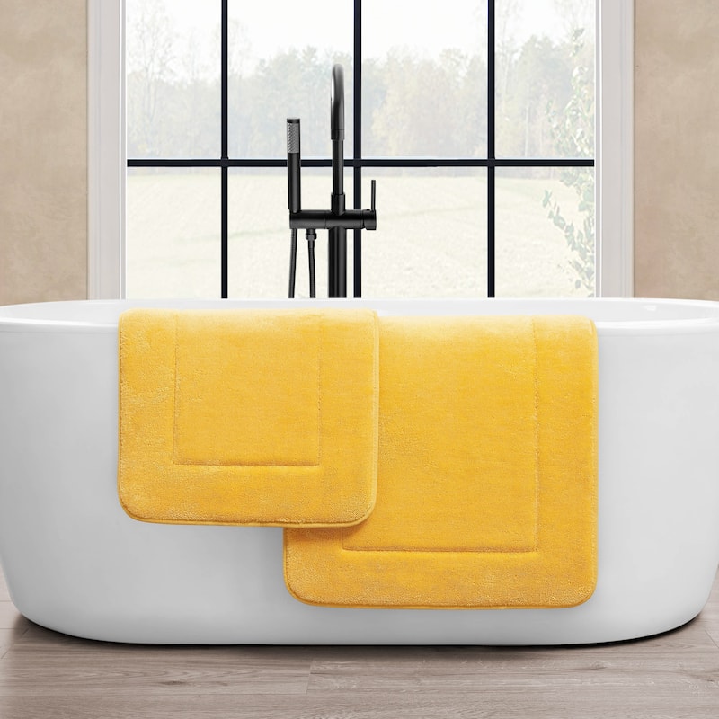 Oliver Brown Terry Memory Foam Bath Mat