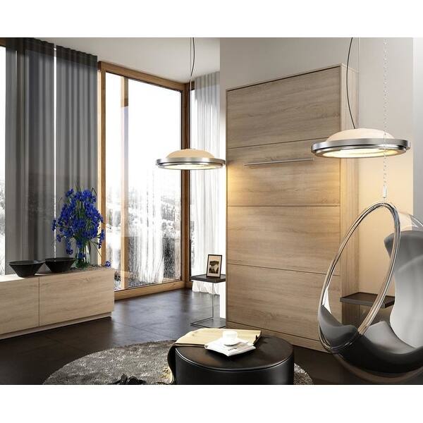 Shop Black Friday Deals On Novo Vertical Murphy Bed With Mattress 35 4 X 78 7 Inch On Sale Overstock 30595589