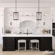 preview thumbnail 2 of 14, Hunter Astwood 1-Light Pendant - Kitchen Island, Dining Room, Entry - Art Deco, Contemporary, Clear Glass