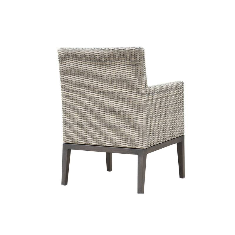 Mersin Patio Arm Chair, Light Gray