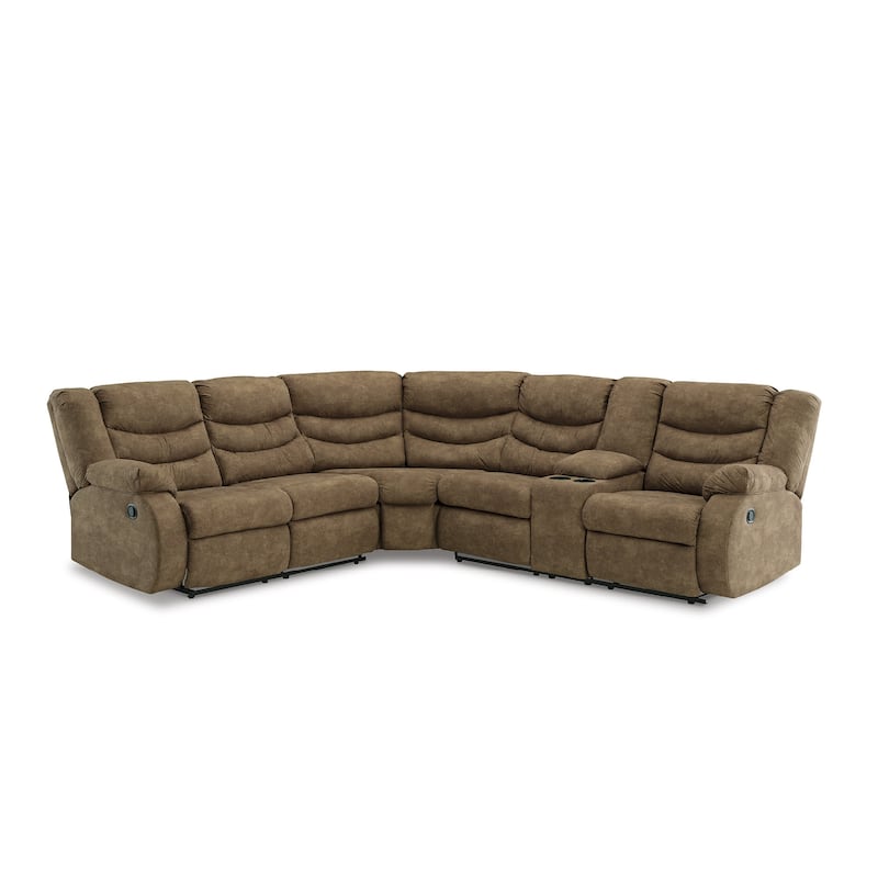 Signature Design by Ashley Partymate 2-Piece Reclining Sectional - 113"W x 99"D x 40"H