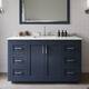 Option Dark Blue / Giotto Quartz Top / Brushed Nickel