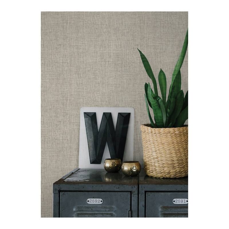 Advantage Seaton Wheat Linen Texture Wallpaper - 21 x 396 x 0.025