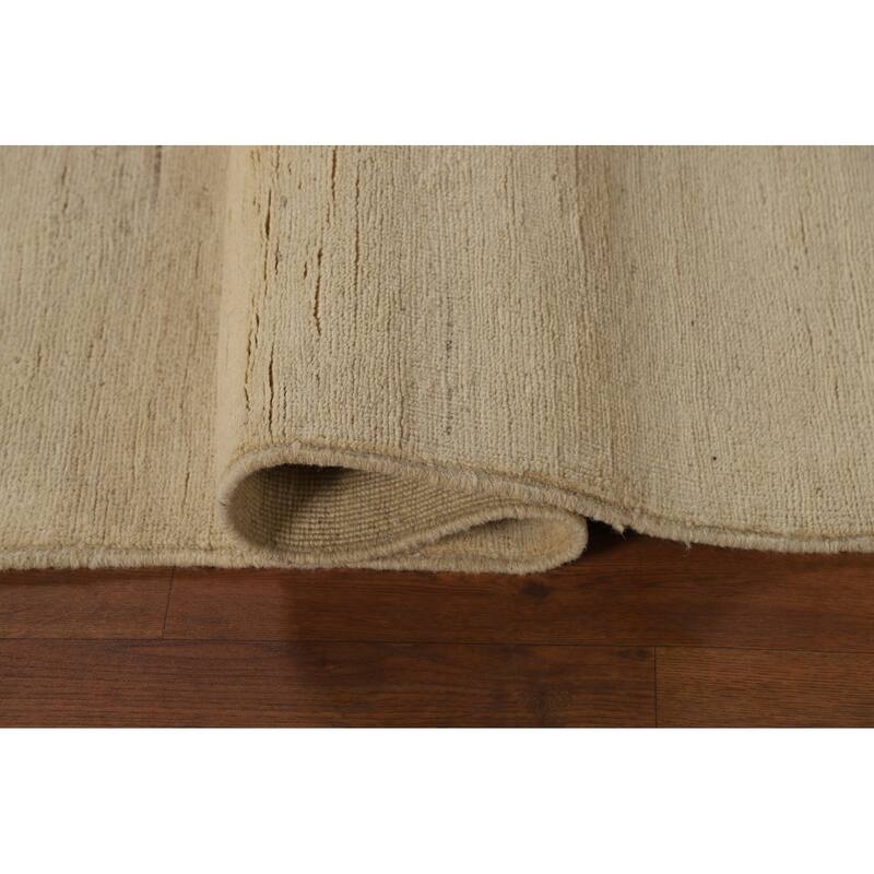 Gabbeh Oriental Runner Rug Hand-Knotted Hallway Wool Carpet - 2'11" x 9'4"