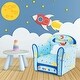 preview thumbnail 2 of 4, Kid's Sofa Chair Toddler Upholstered Armchair Children Couch Blue