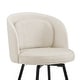 preview thumbnail 10 of 61, Swivel Bar Stools Set Of 2/3/4, Metal Bar Stools, Modern Upholstered Bar Stools For Kitchen Island - 20.3"W X 20.3"D X 39"H