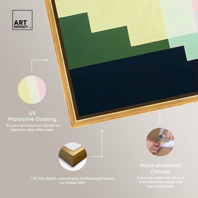 Rectilinear Rhapsody III Canvas by Art Remedy