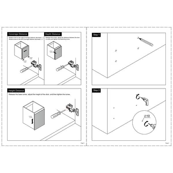 dimension image slide 9 of 13, Beingnext 24"/30"/48" Bathroom Vanity with Sink, Floating Bathroom Vanity With Soft Close Door