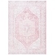 preview thumbnail 33 of 33, SAFAVIEH Layla Ramzia Shabby Chic Farmhouse Rug 4'5" x 6'5" - Ivory Grey/Pink - Rectangle