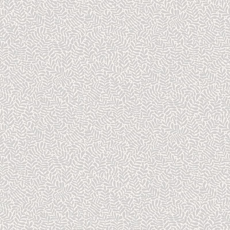 A-Street Prints Anna Light Grey Fern Trail Wallpaper